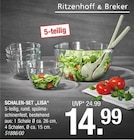 hofmeister Backnang - Schalen-Set „LISA“ Angebot im Prospekt Schalen-Set „LISA“ bei hofmeister im Backnang Prospekt für 14,99 €