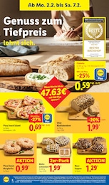 Lidl Weissbrot im Prospekt 