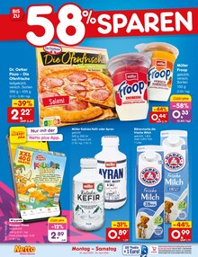 Milch im Netto Marken-Discount Prospekt "Aktuelle Angebote" mit 62 Seiten (Siegen (Universitätsstadt))
