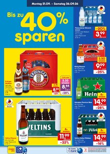 Mineralwasser im aktuellen Netto Marken-Discount Prospekt (Duisburg) Mineralwasser im Netto Marken-Discount Prospekt "Aktuelle Angebote" mit 71 Seiten (Duisburg)