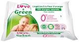 Lingettes bébé - LOVE & GREEN à 2,79 € dans le catalogue Carrefour