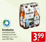 Pils im Angebot bei famila Nordost in Munster Pils Angebote von Krombacher bei famila Nordost Munster für 3,99 €