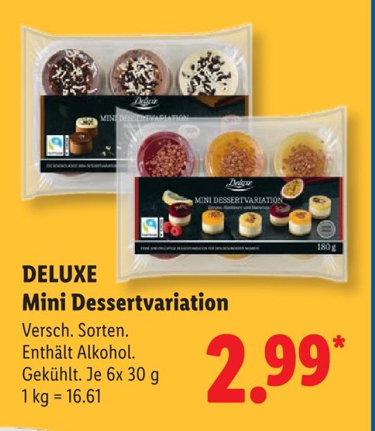 Mini Dessertvariation