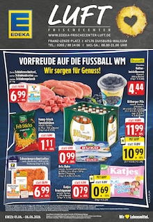EDEKA Prospekt der Woche "Aktuelle Angebote" Seite 1, 01.06.2026 bis 06.06.2026 für Duisburg Aktueller EDEKA Prospekt "Aktuelle Angebote" Seite 1 von 26 Seiten für Duisburg