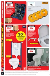 Promos WC dans le catalogue "CHANTIERS D'ÉTÉ À PRIX DÉPÔT" de Brico Dépôt WC en promo dans le catalogue Brico Dépôt à la page 14