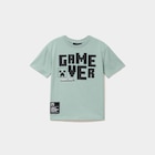 T-shirt manches courtes coton Minecraft vert kaki garçon en promo chez La Halle T-shirt manches courtes coton Minecraft vert kaki garçon dans le catalogue La Halle