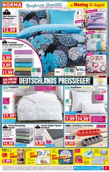 Bettwäsche im aktuellen Norma Prospekt (Stuttgart) Bettwäsche im Norma Prospekt "Mehr fürs Geld" mit 27 Seiten (Stuttgart)
