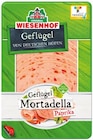 Geflügel Mortadella Paprika im Angebot bei REWE in Ansbach Geflügel Mortadella Paprika Angebote von Wiesenhof bei REWE Ansbach für 1,19 €