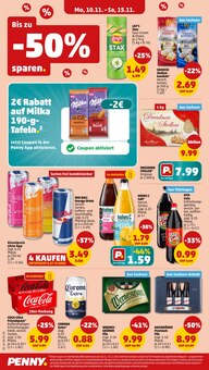 Cola im aktuellen Penny Prospekt (Freital) Cola im Penny Prospekt "Wer gĂĽnstig will, muss Penny." mit 41 Seiten (Freital)