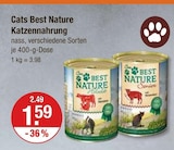 Katzenfutter im V-Markt Prospekt Katzennahrung von Cats Best Nature im aktuellen V-Markt Prospekt für 1,59 €