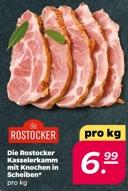 Kasselerkamm mit Knochen in Scheiben