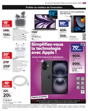 Tablette Angebote im Prospekt "DÉMARREZ L'ANNÉE AVEC DES OFFRES DERNIER CRI !" von Carrefour auf Seite 21