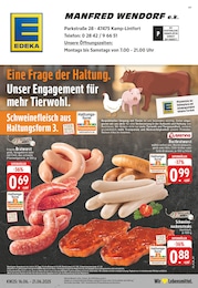 EDEKA Prospekt für Kamp-Lintfort mit 24 Seiten EDEKA Prospekt für Kamp-Lintfort: "Aktuelle Angebote", 24 Seiten, 16.06.2025 - 21.06.2025