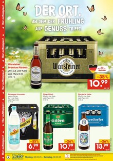 Warsteiner im Netto Marken-Discount Prospekt "DER ORT, AN DEM DU IMMER AUSGEZEICHNETE PREISE FINDEST." mit 6 Seiten (Kerpen (Kolpingstadt))