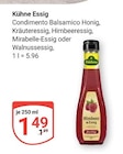 Essig Himbeer & Essig im Angebot bei GLOBUS in Siegen Essig Himbeer & Essig Angebote von Kühne bei GLOBUS Siegen für 1,49 €