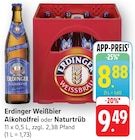Weißbier Alkoholfrei Angebote von Erdinger bei E center Fellbach für 8,88 €