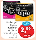Capsa von Dallmayr für 2,59 € bei budni im Angebot Capsa von Dallmayr im aktuellen budni Prospekt