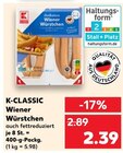 Wiener Würstchen Angebote von K-CLASSIC bei Kaufland Münster für 2,39 €