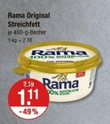 Original Streichfett von Rama im aktuellen V-Markt Prospekt für 1,11 €