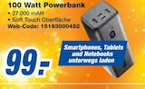 100 Watt Powerbank bei expert im Langenhagen Prospekt für 99,00 €