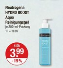 HYDRO BOOST Aqua Reinigungsgel von Neutrogena im aktuellen V-Markt Prospekt für 3,99 €