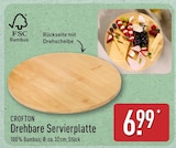 Drehbare Servierplatte von FSC Bambus für 6,99 € bei ALDI Nord im Angebot Drehbare Servierplatte von FSC Bambus im aktuellen ALDI Nord Prospekt