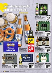 Bier im EDEKA Prospekt in Friedrichshafen Aktueller EDEKA Prospekt mit Bier, "Aktuelle Angebote", Seite 18