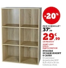 Etagere de rangement 6 cases à Hyper U dans Bonneguête