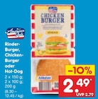 Rinder-Burger, Chicken-Burger oder Hot-Dog im Angebot bei Netto Marken-Discount in Rostock Rinder-Burger, Chicken-Burger oder Hot-Dog Angebote von American Style bei Netto Marken-Discount Rostock für 2,49 €