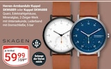 Herren-Armbanduhr Kuppel SKW6889 Angebote von Skagen bei GLOBUS Plauen für 59,99 €