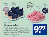 Kindersandalen im ALDI SÜD Prospekt Kindersandalen von LILY & DAN im aktuellen ALDI SÜD Prospekt für 9,99 €