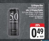 Bier Angebote von 5,0 Original bei EDEKA Gera für 0,49 €