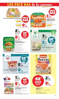 Promotion Navette dans le prospectus Super U, valable du 20/01/2026 au 01/02/2026 Promo Navette dans le catalogue Super U du moment à la page 21