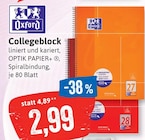 Collegeblock Angebote von Oxford bei Kaufhaus Stolz Wismar für 2,99 €