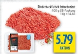 Rinderhackfleisch fettreduziert Angebote bei diska Hof für 5,79 €