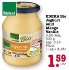 Joghurt mild Mango Vanille im Angebot bei E center in Weinheim Joghurt mild Mango Vanille Angebote von EDEKA Bio bei E center Weinheim für 1,59 €