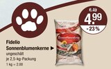 Sonnenblumenkerne im V-Markt Prospekt Sonnenblumenkerne von Fidelio im aktuellen V-Markt Prospekt für 4,99 €