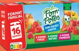 Compotes Sans Sucres Ajoutés Pomme, Pomme Fraise, Pomme Framboise - POM'POTES dans le catalogue Intermarché Super