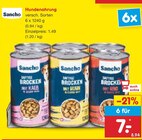 Saftige Brocken mit Kalb im Angebot bei Netto Marken-Discount in Dresden Saftige Brocken mit Kalb Angebote von Sancho bei Netto Marken-Discount Dresden für 7,00 €