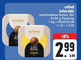 Coffee Balls Angebote von coffeeB bei E center Schwabach für 2,99 €