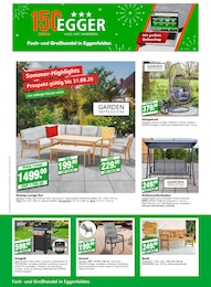EGGER Fachmarkt Prospekt: "Sommer-Highlights", 12 Seiten, 22.04.2026 - 31.08.2026