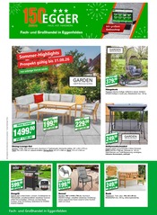 Aktueller EGGER Fachmarkt Baumärkte Prospekt in Bayerbach und Umgebung, "Sommer-Highlights" mit 12 Seiten, 22.04.2026 - 31.08.2026