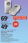 PACK DE 2 CPL 1000 + PRISE - NETGEAR - E.Leclerc PACK DE 2 CPL 1000 + PRISE - NETGEAR à 49,00 € dans le catalogue E.Leclerc