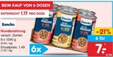 Hundenahrung im Angebot bei Netto Marken-Discount in Bautzen Hundenahrung Angebote von Sancho bei Netto Marken-Discount Bautzen für 1,49 €