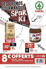 Catalogue Spar "Les promos gourmandes, Spar ici !", 12 pages, à Saint-Denis, 22/01/2020 - 02/02/2020 Prospectus Spar "Les promos gourmandes, Spar ici !", 12 pages, à Saint-Denis, 22/01/2020 - 02/02/2020