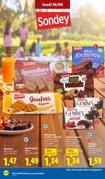 Prix et réduction Gaufre dans le prospectus Lidl en cours Offre Gaufre dans le catalogue Lidl du moment à la page 8
