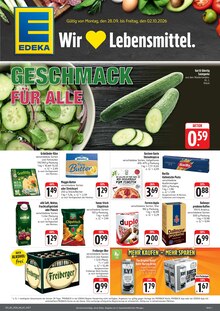 Butter im EDEKA Prospekt "Wir lieben Lebensmittel!" mit 4 Seiten (Dresden)