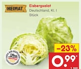 Netto Marken-Discount Schleiden - Eisbergsalat Angebot im Prospekt Eisbergsalat bei Netto Marken-Discount im Schleiden Prospekt für 0,99 €