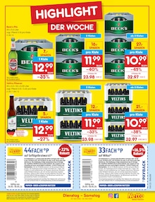 Bier im aktuellen Netto Marken-Discount Prospekt (Detmold) Bier im Netto Marken-Discount Prospekt "Aktuelle Angebote" mit 60 Seiten (Detmold)