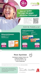 mea - meine apotheke Prospekt "Unsere Juli-Angebote", 4 Seiten, 01.07.2026 - 01.07.2026 Aktueller mea - meine apotheke Prospekt, "Unsere Juli-Angebote", mit Angeboten der Woche, gültig von 01.07.2026 bis 01.07.2026